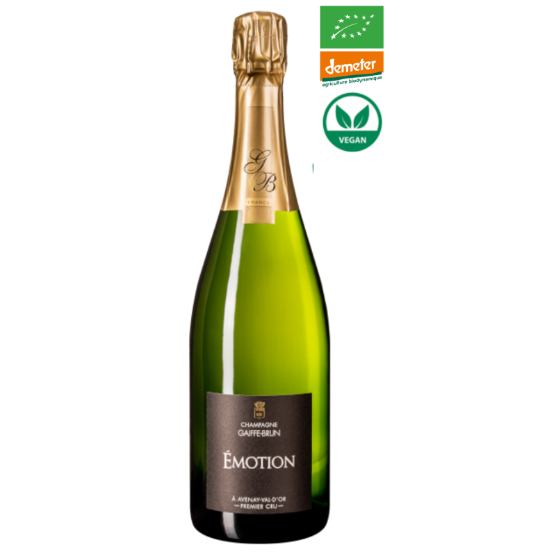 Champagner Gaiffe Brun - Emotion du Val d'Or 1er Cru Weinlese Jahrgang 2017