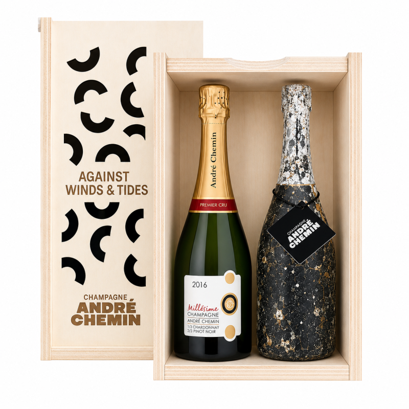 Champagner André Chemin - "Against winds and tides" Jahrgang 2016