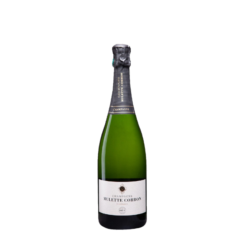 Champagne Mulette Corbon Brut Classique Media Botella