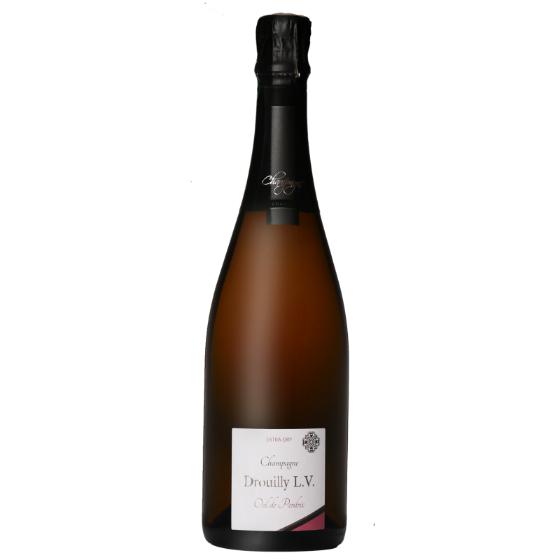 Champagner Drouilly LV Rosé de Saignée Rebhuhnauge