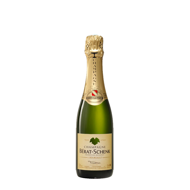 Champagner Bérat Schenk Tradición Demi Sec Botella Media