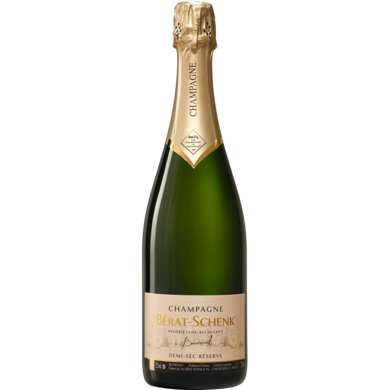 Champagner Bérat Schenk Réserve Halbe Flasche